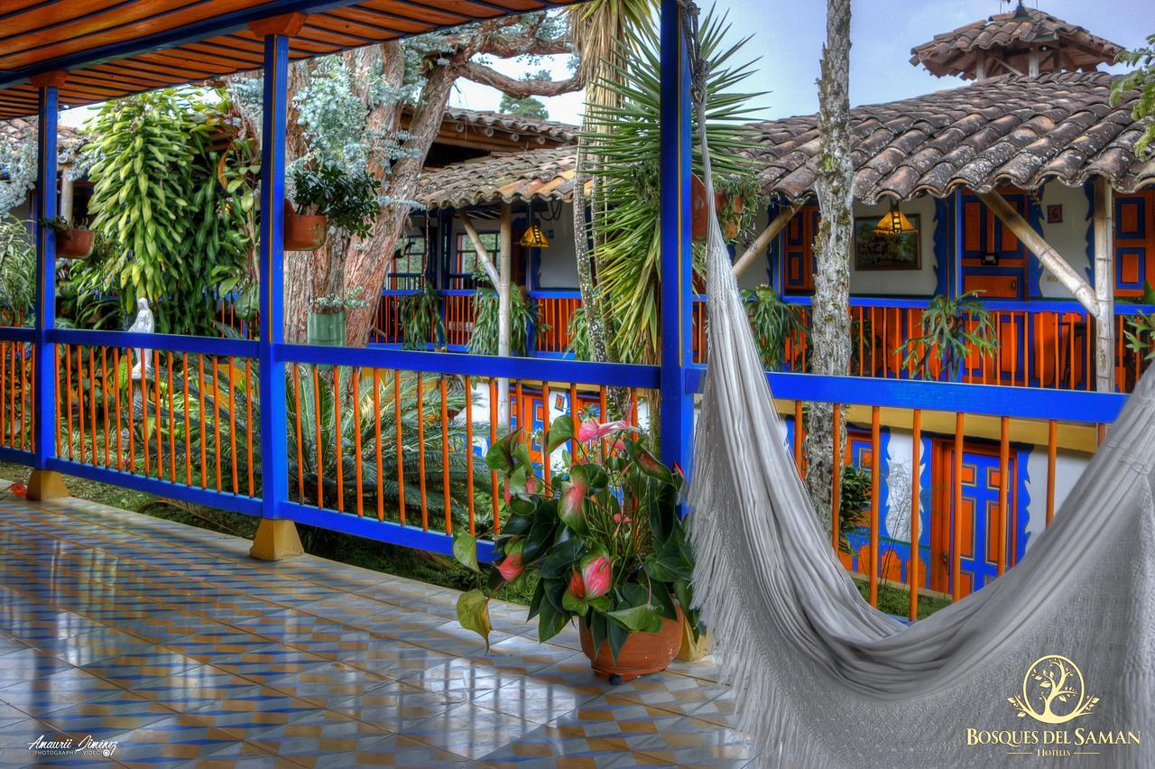 Hotel Bosques Del Saman Alcala 金巴亚 外观 照片